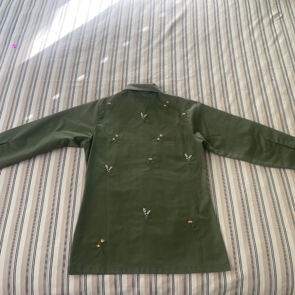 NWT! AG Jeans Women's Embroidered Field Jacket XS/S Petite 1of a Kind! - Picture 7 of 8